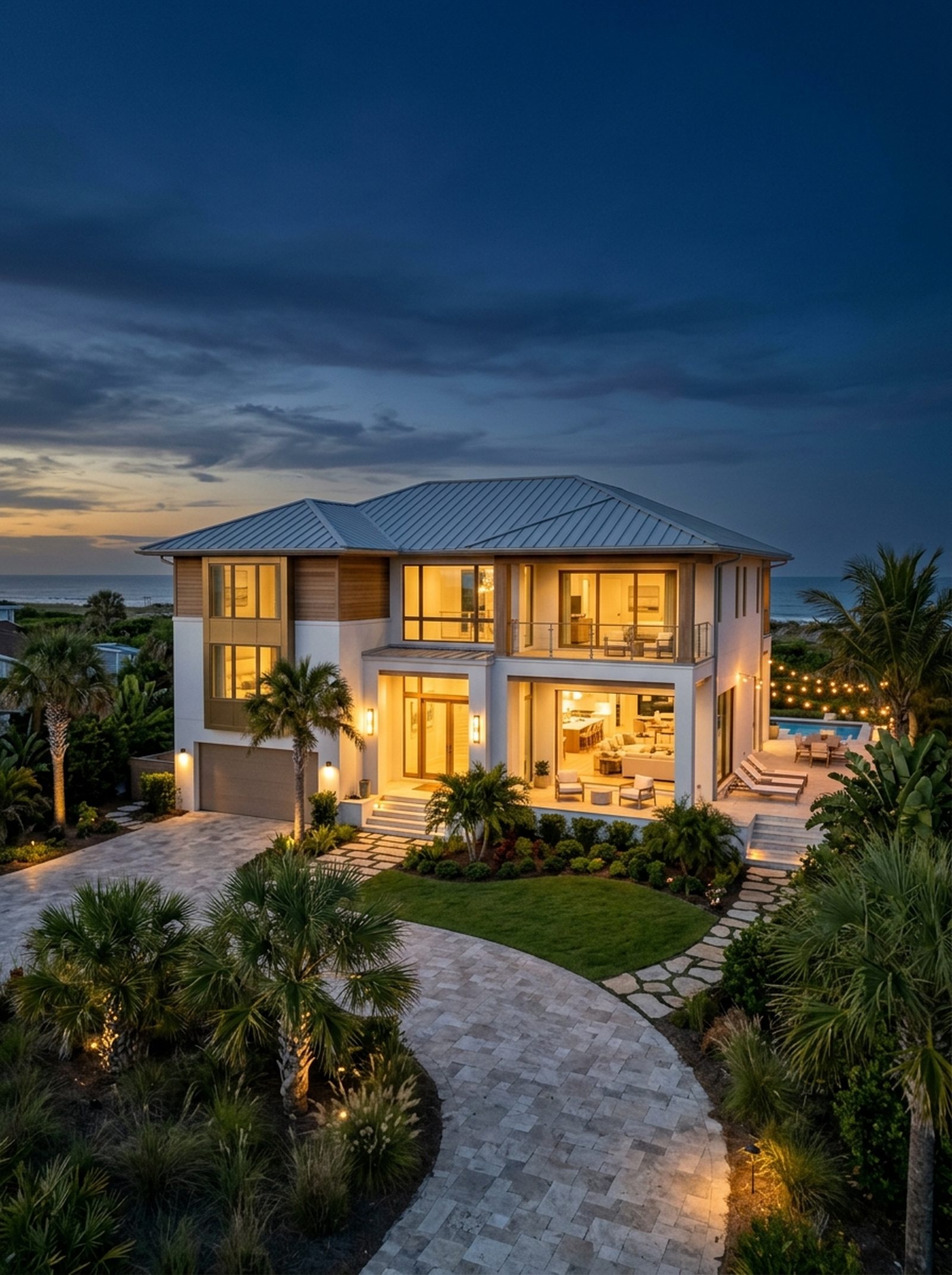 Coastal residential development